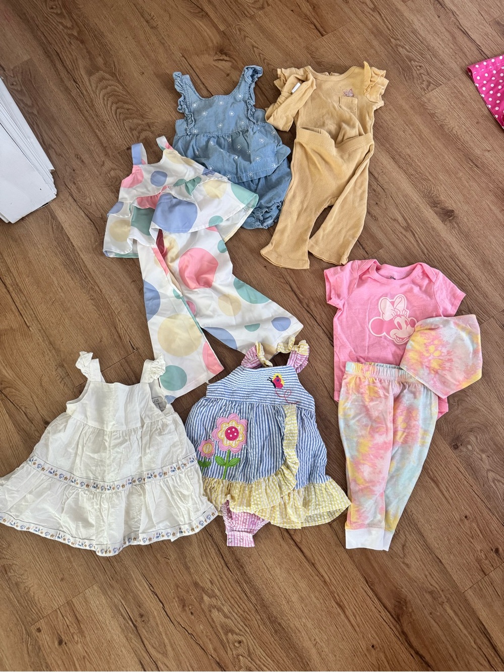 Mixed Baby Girl Clothing Bundle - Pastel Multicolor